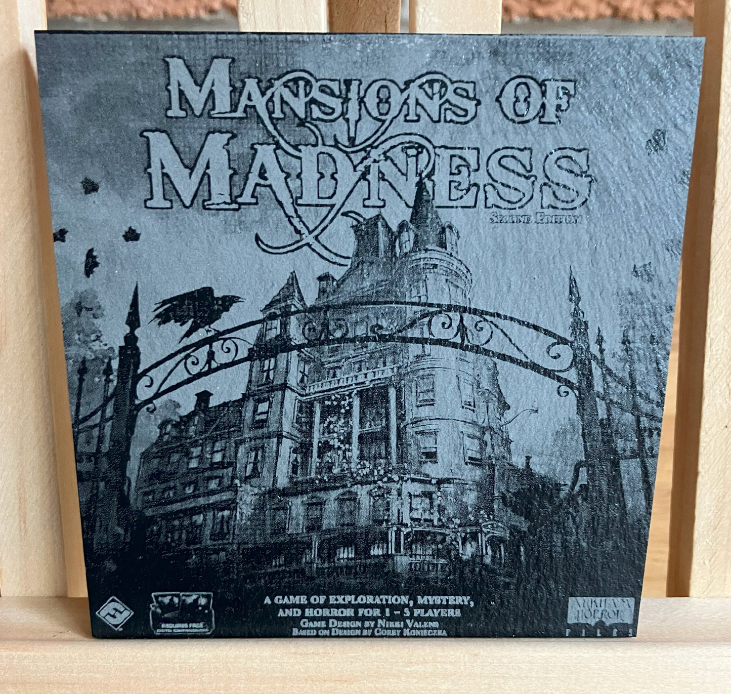 Boardgame inspired slate coasters, Any Game you choose