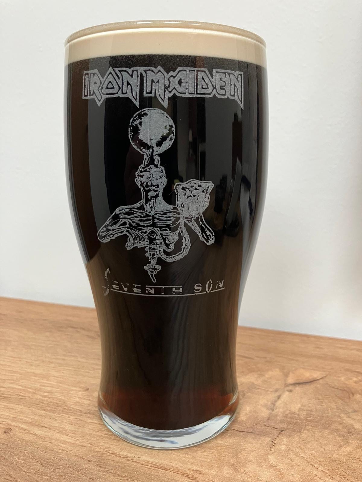 Rock/Pop Band Engraved Pint Glasses choose your band