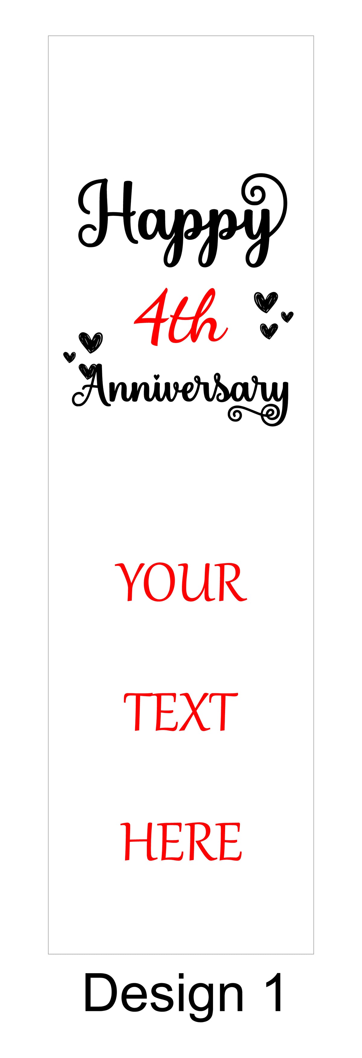 Personalised Wine Box Anniversary Celebration Custom Laser Engraved