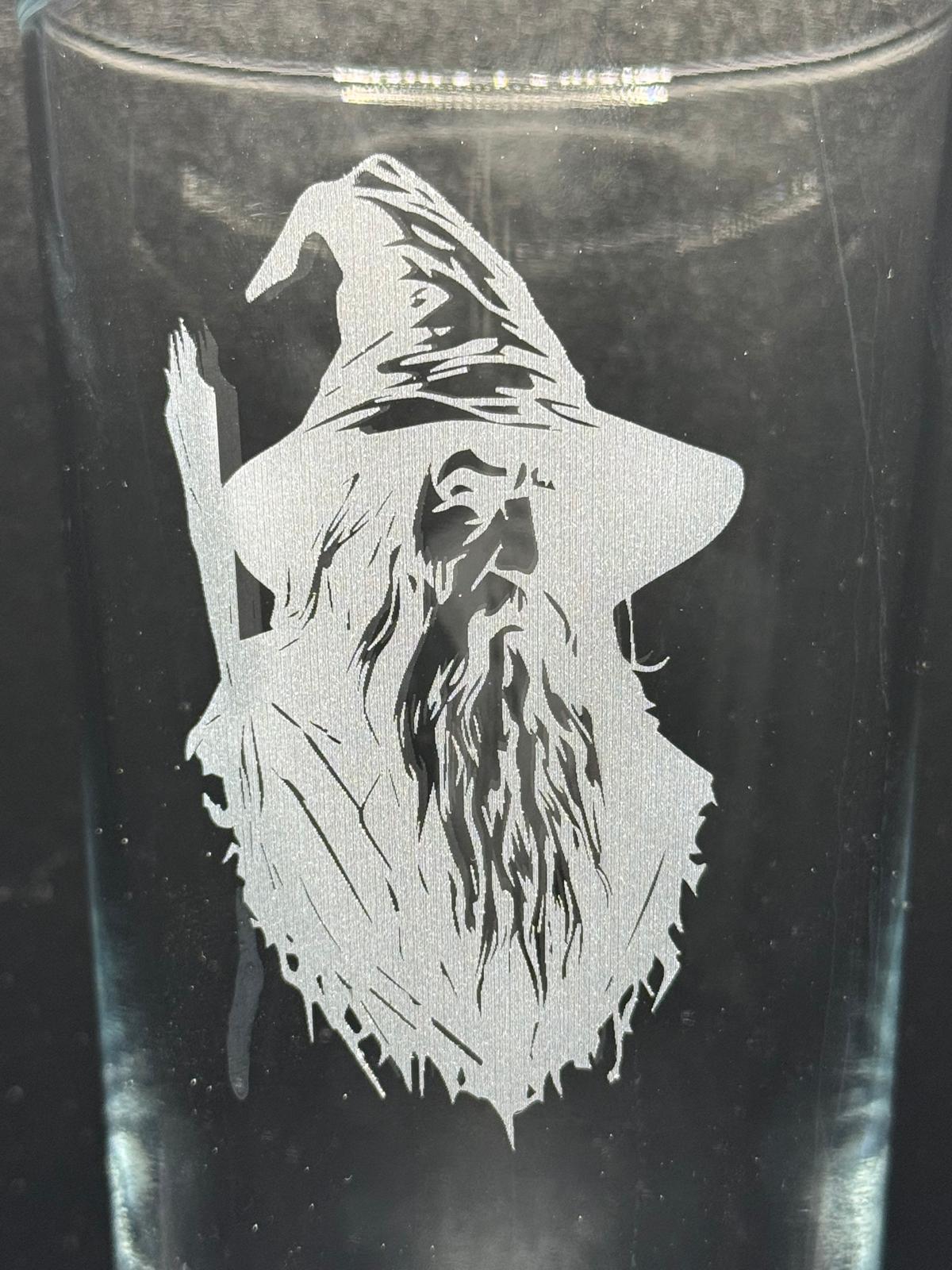 Wizard - Engraved Pint Glass