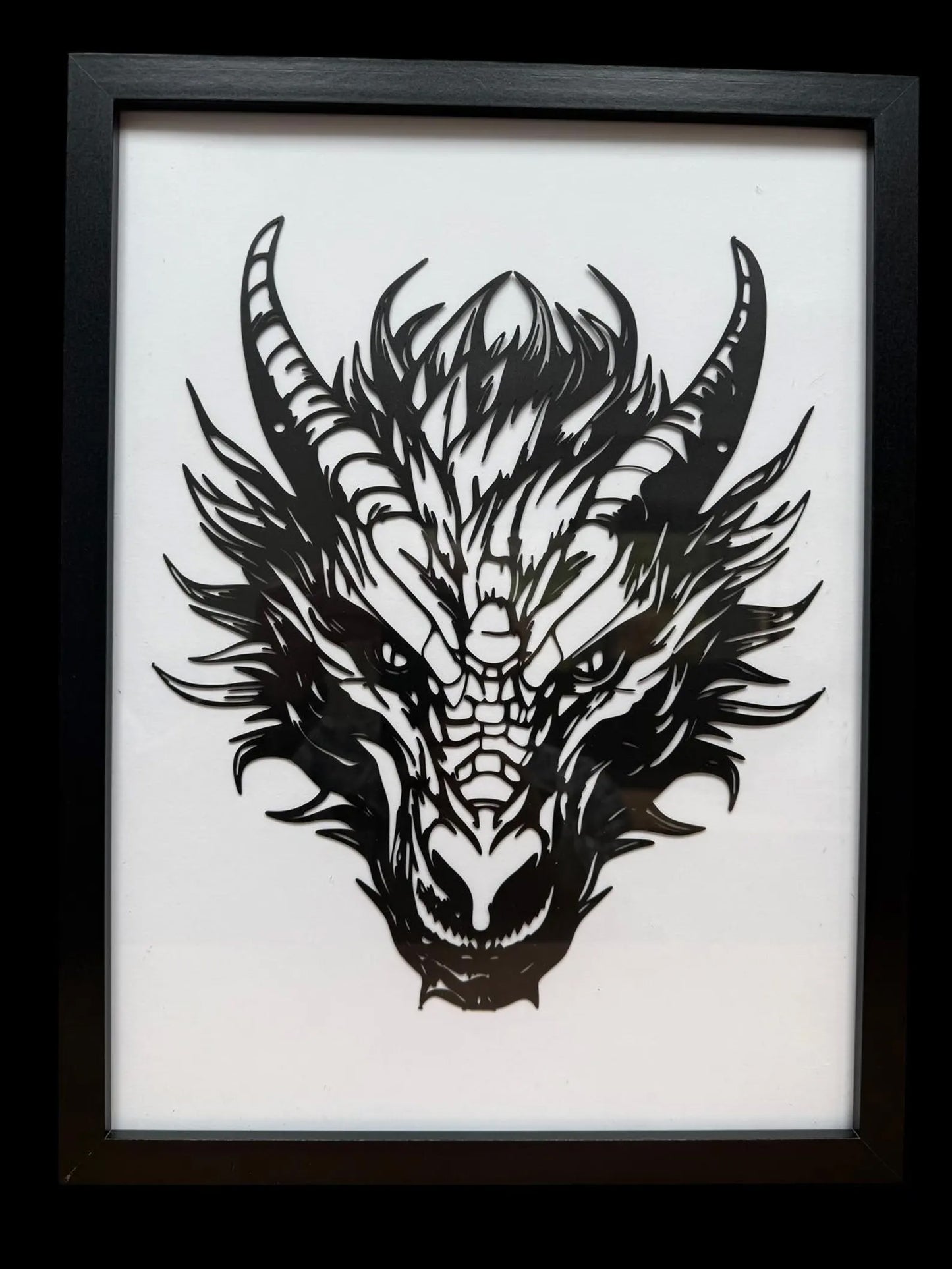 Metal Dragon Wall Art - Decor