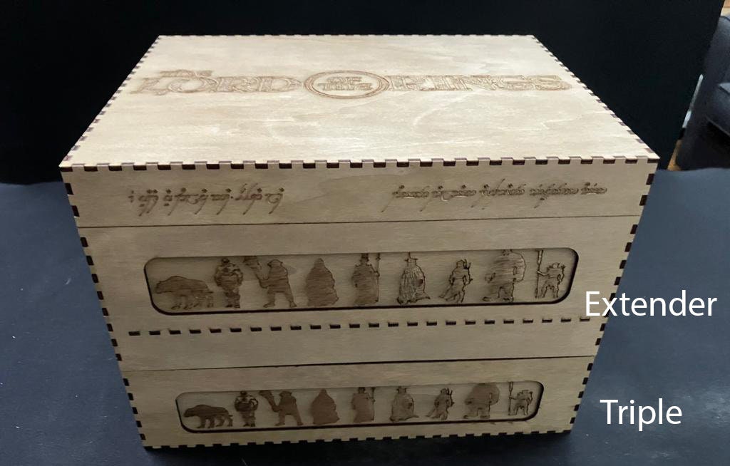 Lord of the Rings - Triple EXTENDER - Sleeved for Triple storage box.