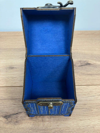 Wooden Box with clasp and integrated hinge