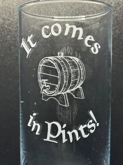Engraved LotR inspired highball glass - choose from 7 designs