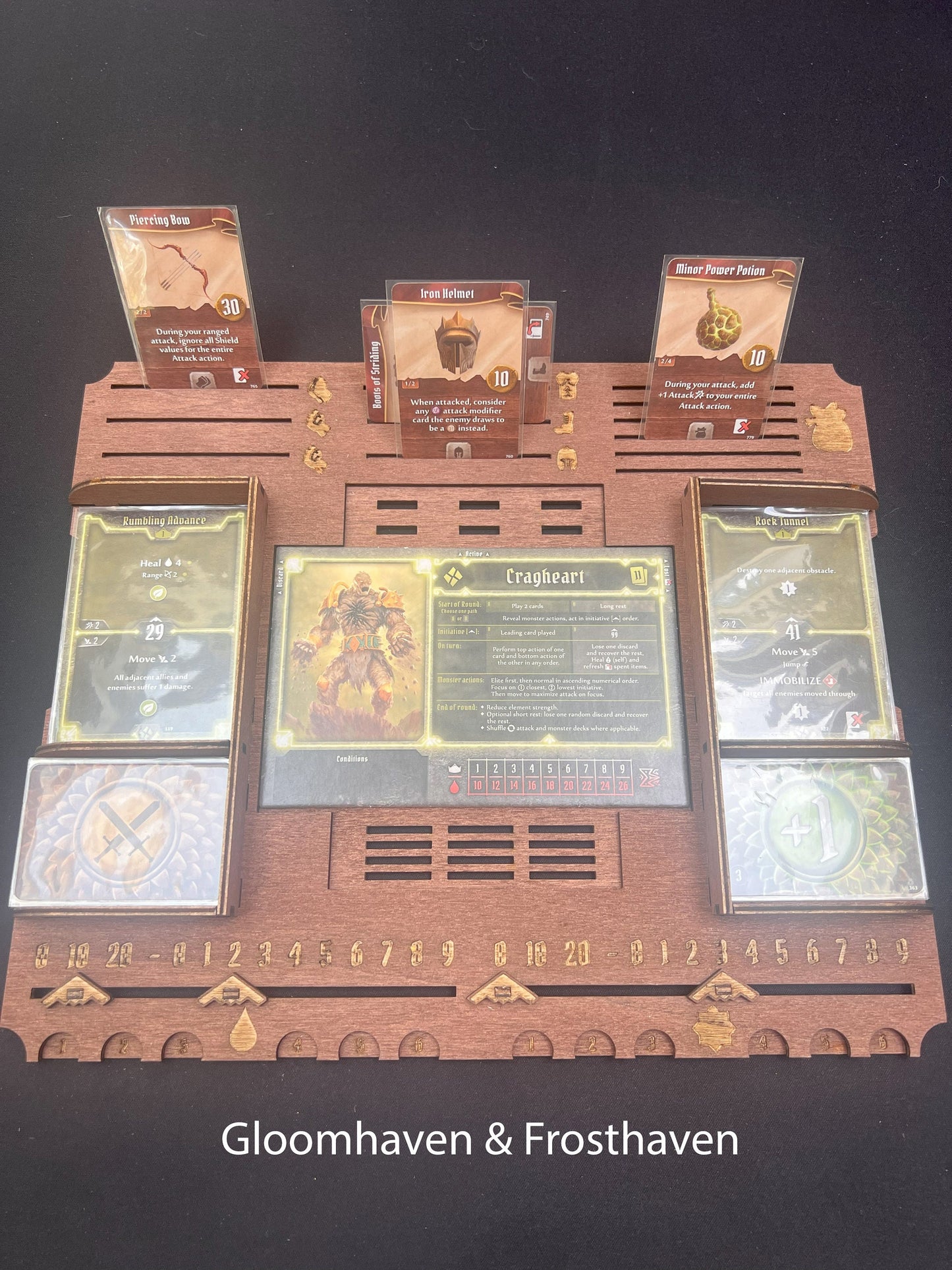 Gloomhaven - Frosthaven - Jaws of the Lion - Player Mat Dashboard