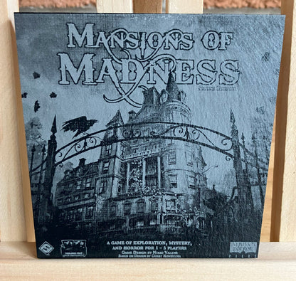 Boardgame inspired slate coasters, Any Game you choose