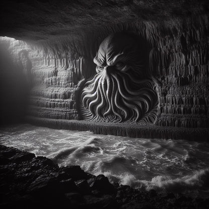 Cthulhu Slate Coasters - 100mm x 100mm