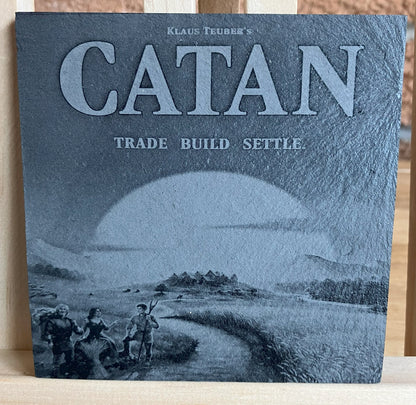 Boardgame inspired slate coasters, Any Game you choose