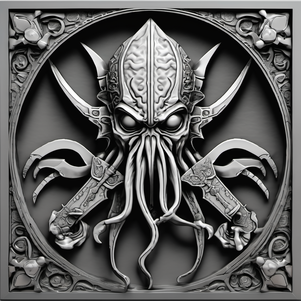 Cthulhu Slate Coasters - 100mm x 100mm