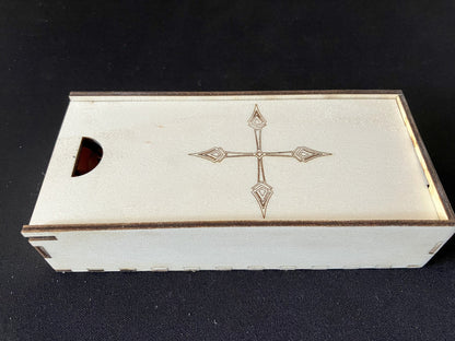 Set of 26 Directional pointers/arrows with optional storage box for Arkham Horror "The Card Game"