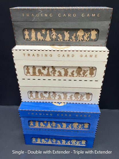 Lorcana - Double Storage Box with optional extender (sold separately) - Sleeved - personalisation options available.