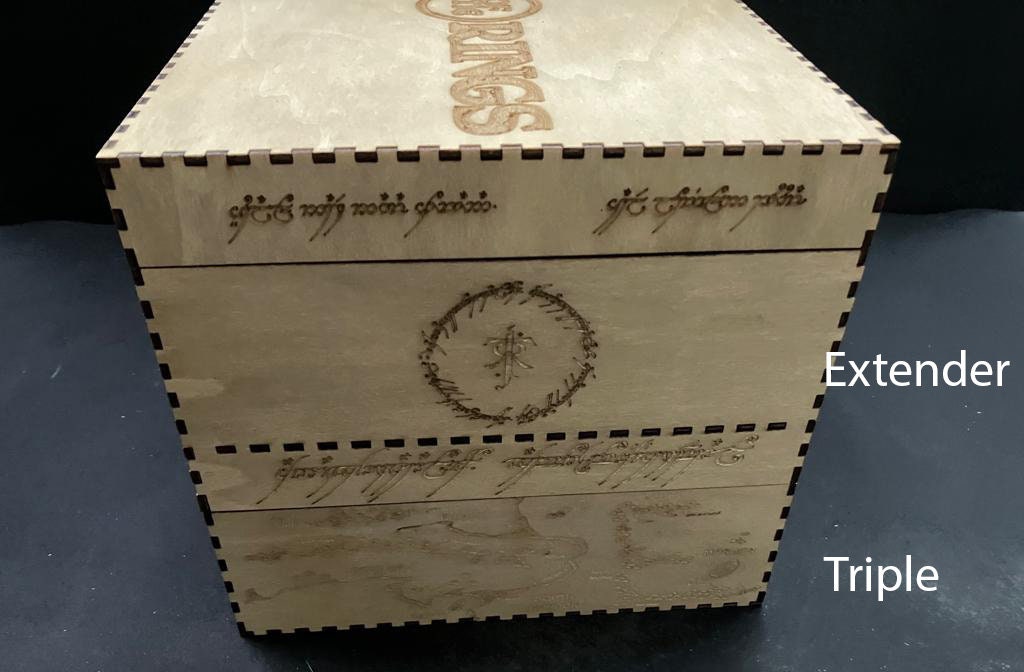 Lord of the Rings - Triple EXTENDER - Sleeved for Triple storage box.
