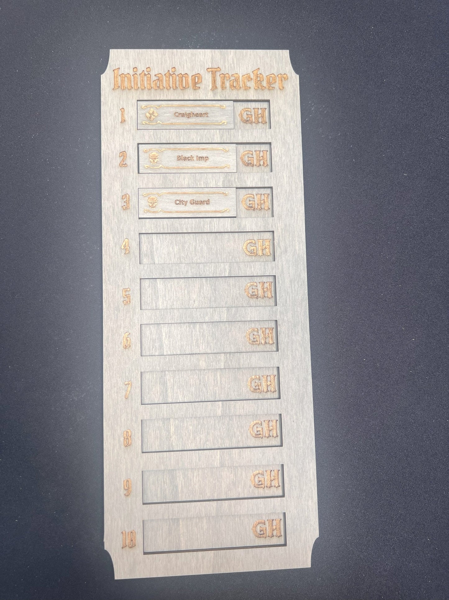 Gloomhaven - Frosthaven - Jaws of the Lion - Initiative Tracker and optional Gloomhaven Character Tags