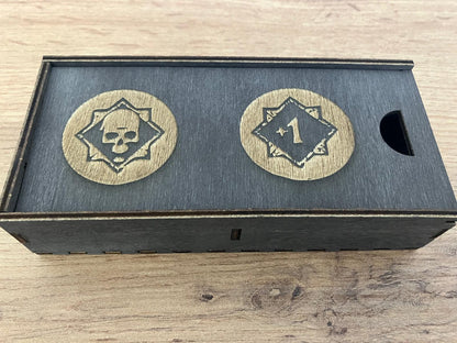 3 x Arkham Horror "The Card Game" Token boxes