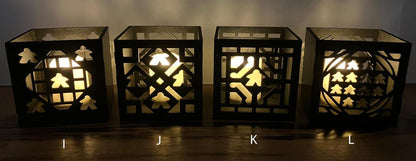 Meeple themed T-light Holder choice of 12