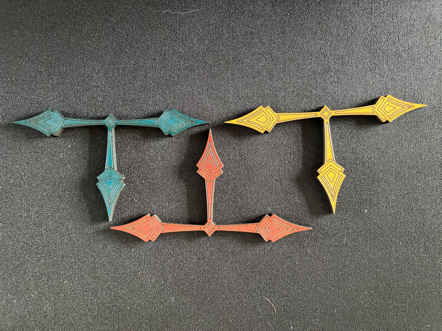 Set of 26 Directional pointers/arrows with optional storage box for Arkham Horror "The Card Game"