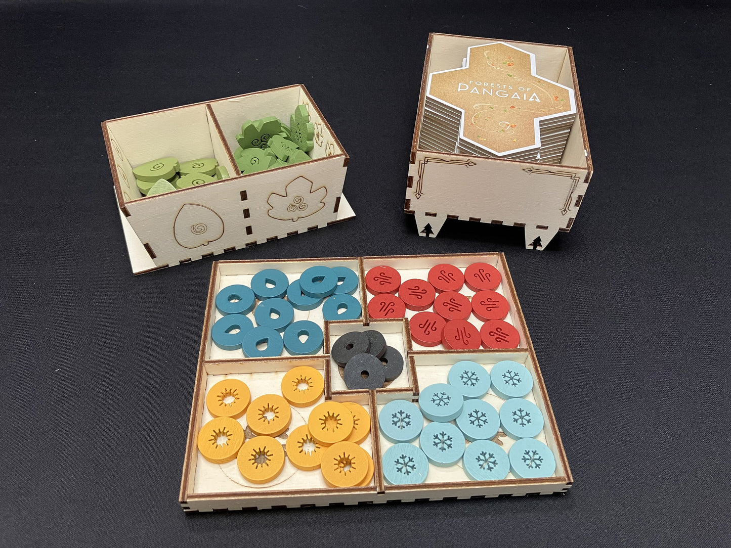 Insert for Forests of Pangaia - Kickstarter and retail compatable - Sleeved or Unsleeved