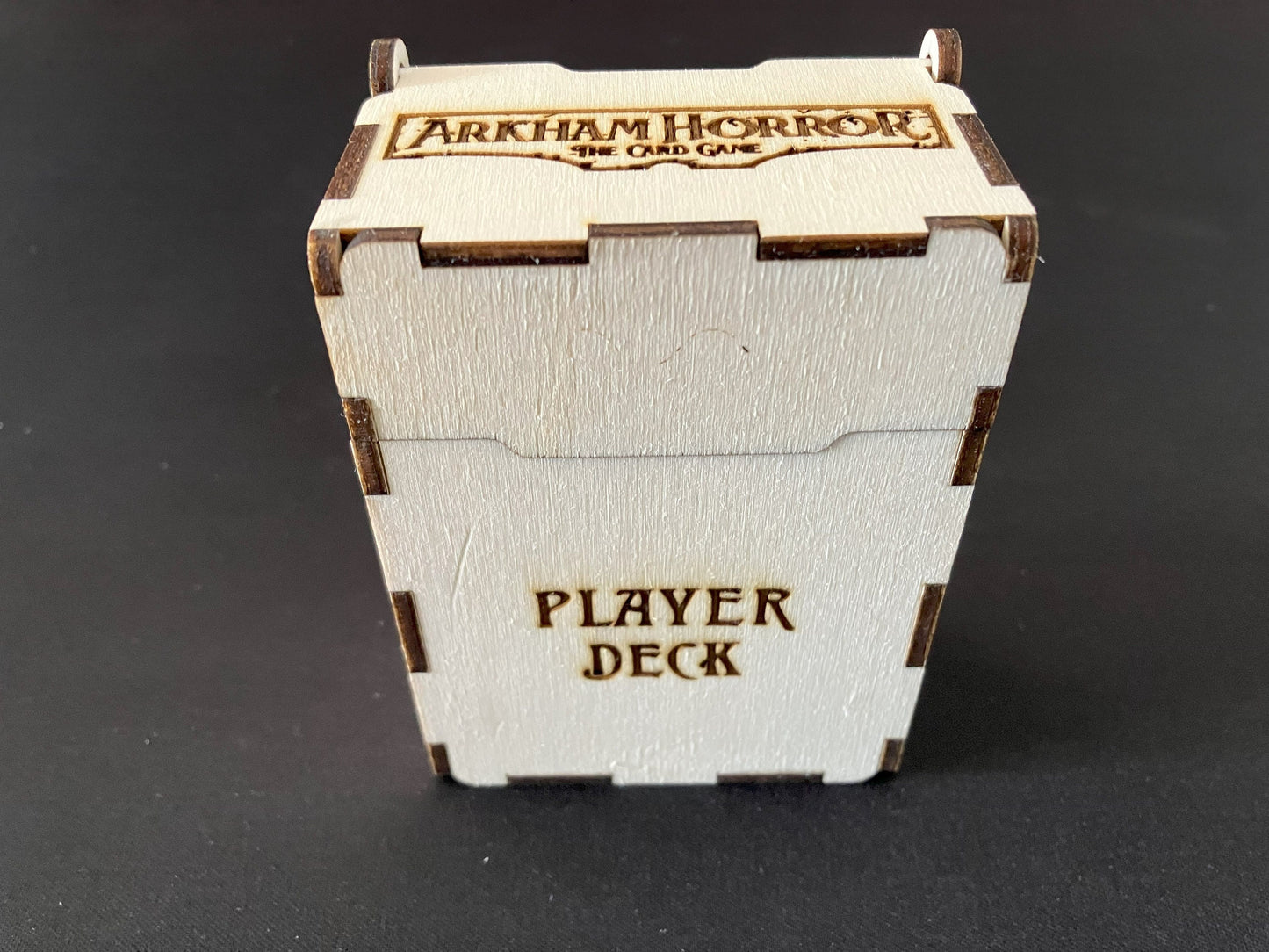 Customisable Hinged Player, Investigator Deck box for Arkham Horror  "The Card Game"