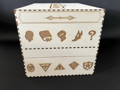 Arkham Horror "The Card Game". Triple Storage Box with optional extender (sold separately) - Sleeved - personalisation options available.