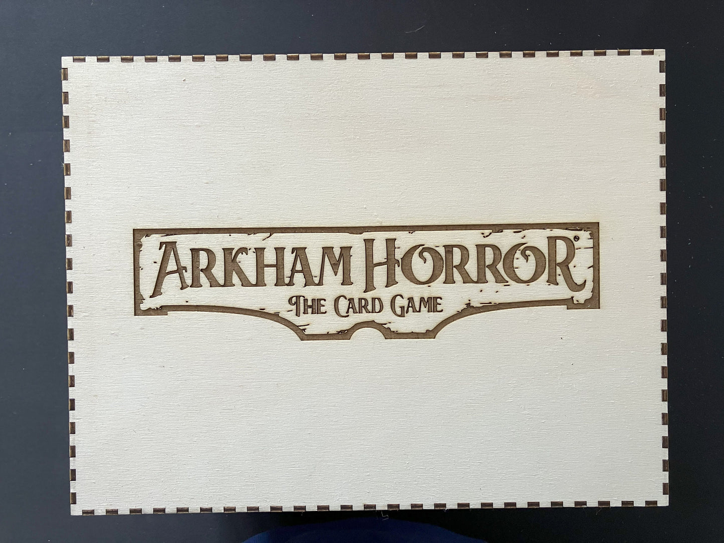 Arkham Horror "The Card Game". Triple Storage Box with optional extender (sold separately) - Sleeved - personalisation options available.
