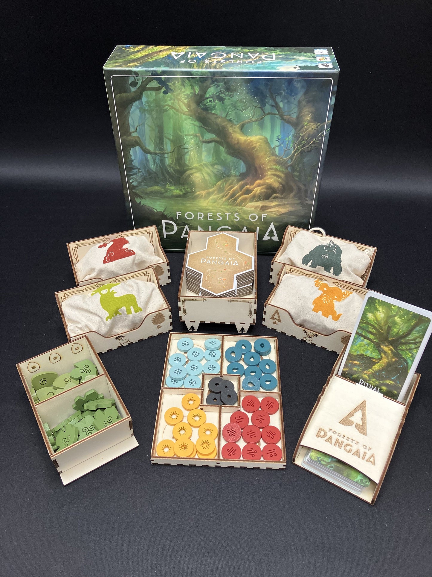 Insert for Forests of Pangaia - Kickstarter and retail compatable - Sleeved or Unsleeved