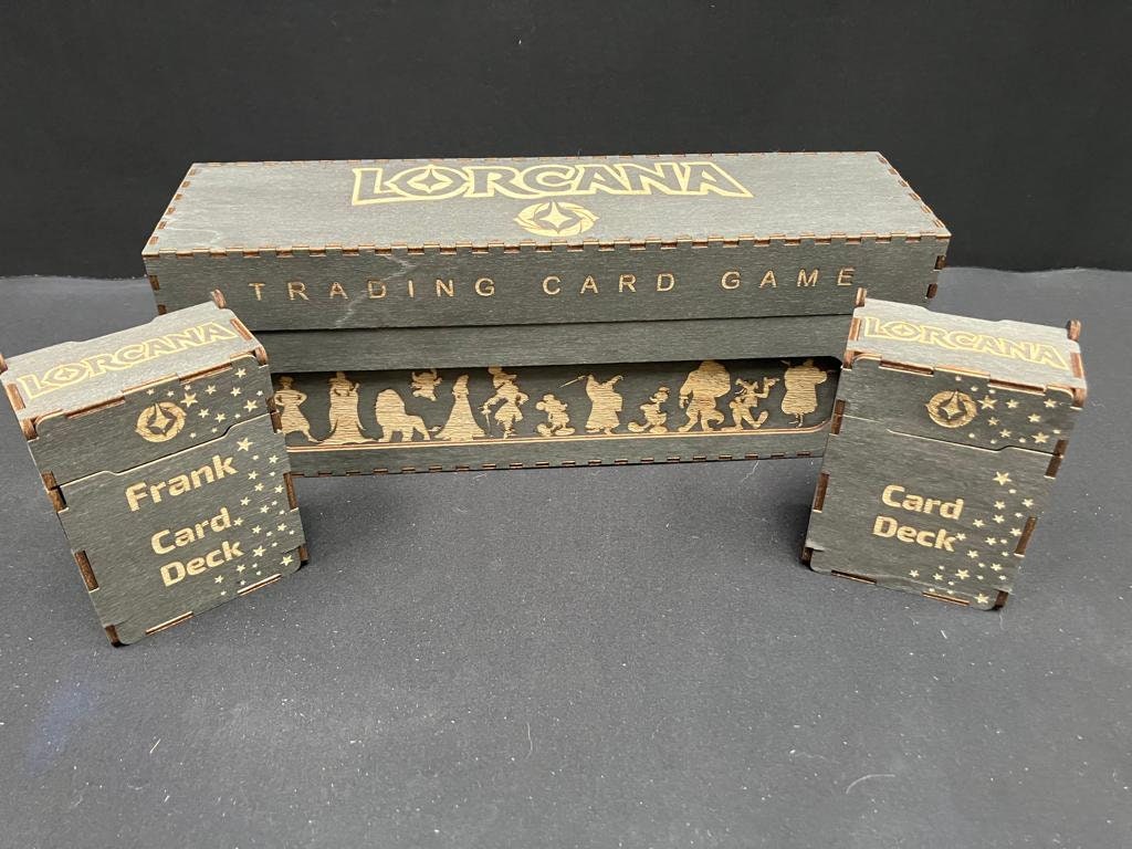 Lorcana Customisable Hinged Player Deck Box,