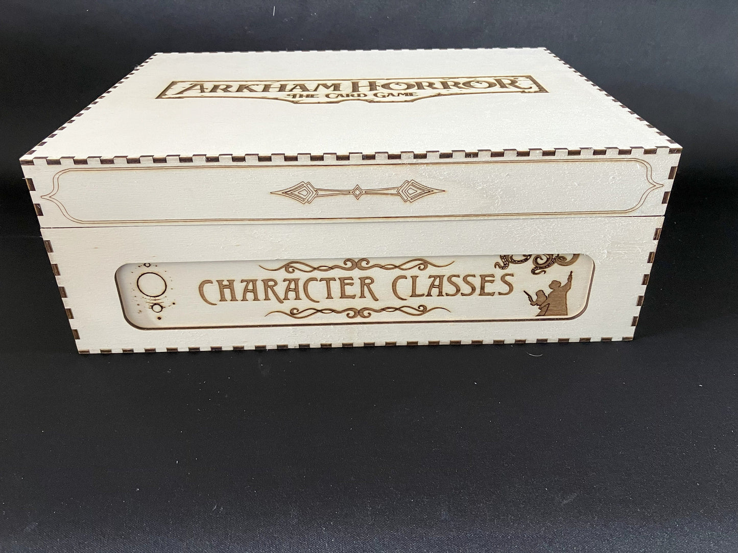 Arkham Horror "The Card Game". Triple Storage Box with optional extender (sold separately) - Sleeved - personalisation options available.