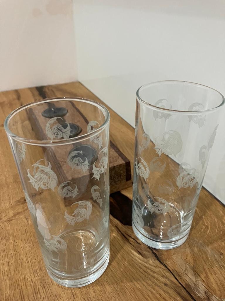 Dragon Glass, Highball Dragon themed 400ml glass