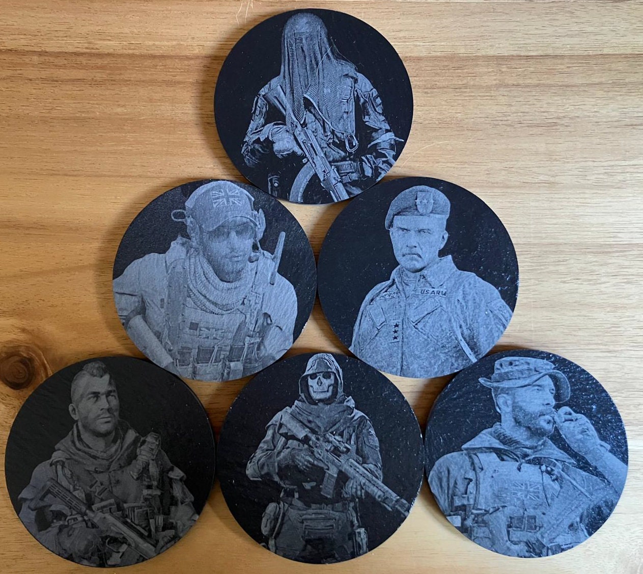 Call of Duty Slate Coasters