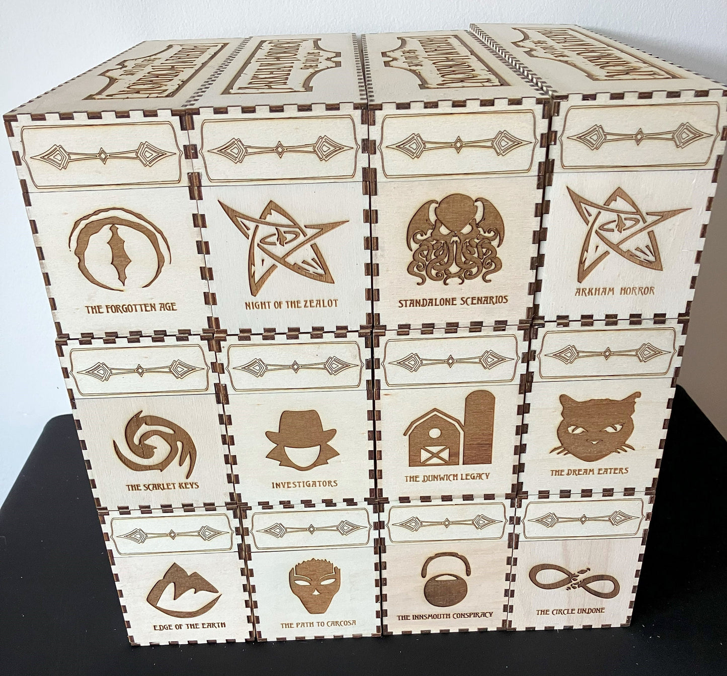 ARKHAM HORROR - SINGLE - Complete Storage solution Single Storage Box "The Card Game". with Choice of colours