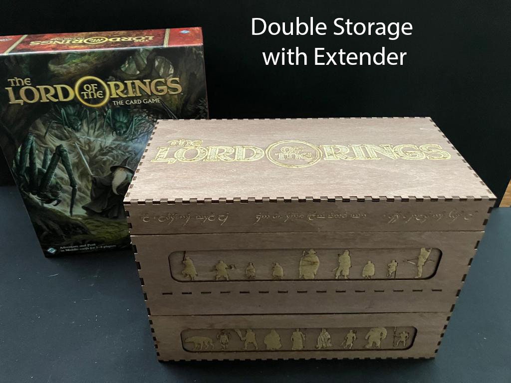 Lord of the Rings - Double Storage Box with optional extender (sold separately) - Sleeved