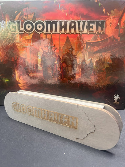 Gloomhaven or Frosthaven Wooden Pencil Box, another view