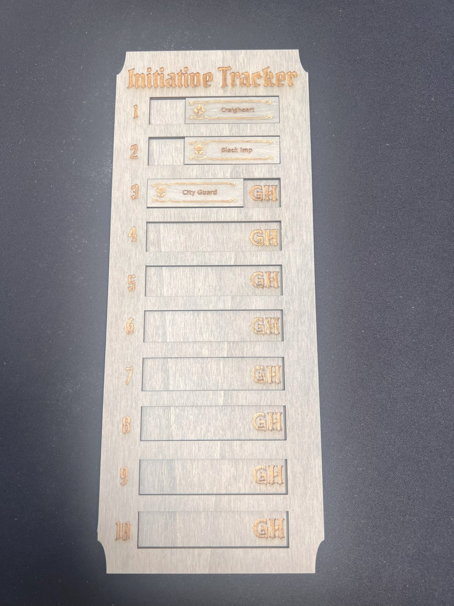 Gloomhaven - Frosthaven - Jaws of the Lion - Initiative Tracker and optional Gloomhaven Character Tags