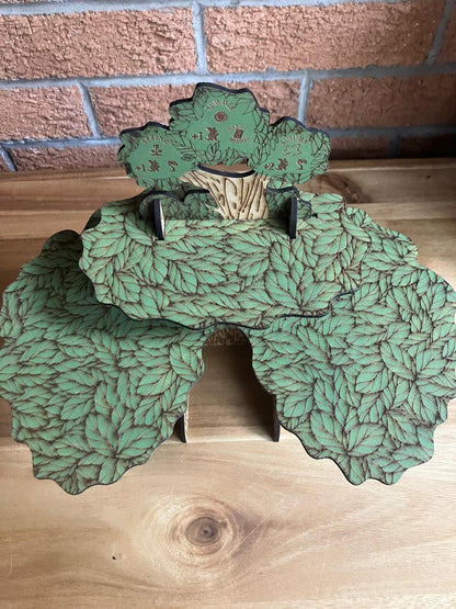 Wooden Everdell Tree Replacement - Painted and Engraved - Same size as Original - Unofficial