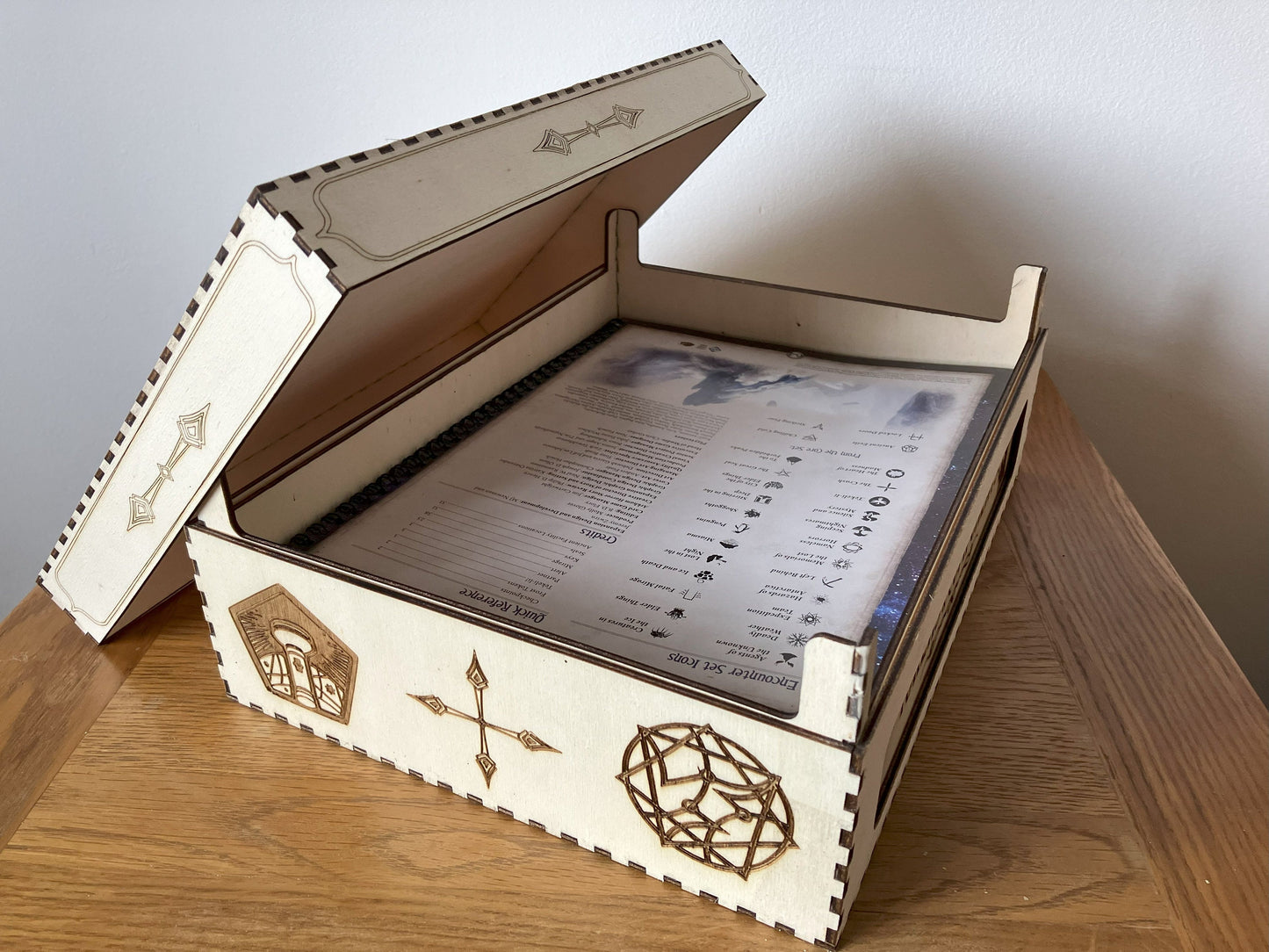 TRIPLE SIZE - Token and Components - Complete Storage Solution and Extender (sold separately) for Arkham Horror "The Card Game".