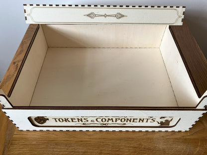 TRIPLE SIZE - Token and Components - Complete Storage Solution and Extender (sold separately) for Arkham Horror "The Card Game".