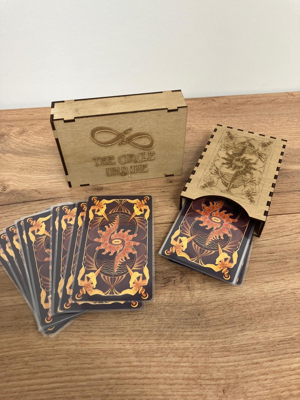 Tarot card box for Arkham Horror "The Card Game" "The Circle Undone" cycle.