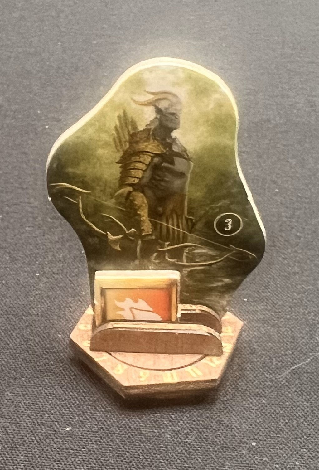Gloomhaven - Frosthaven - Jaws of the Lion Monster Stand with health dial