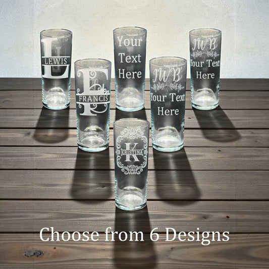 Personalised Monogram Highball Glass