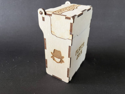 Customisable Hinged Player, Investigator Deck box for Arkham Horror  "The Card Game"