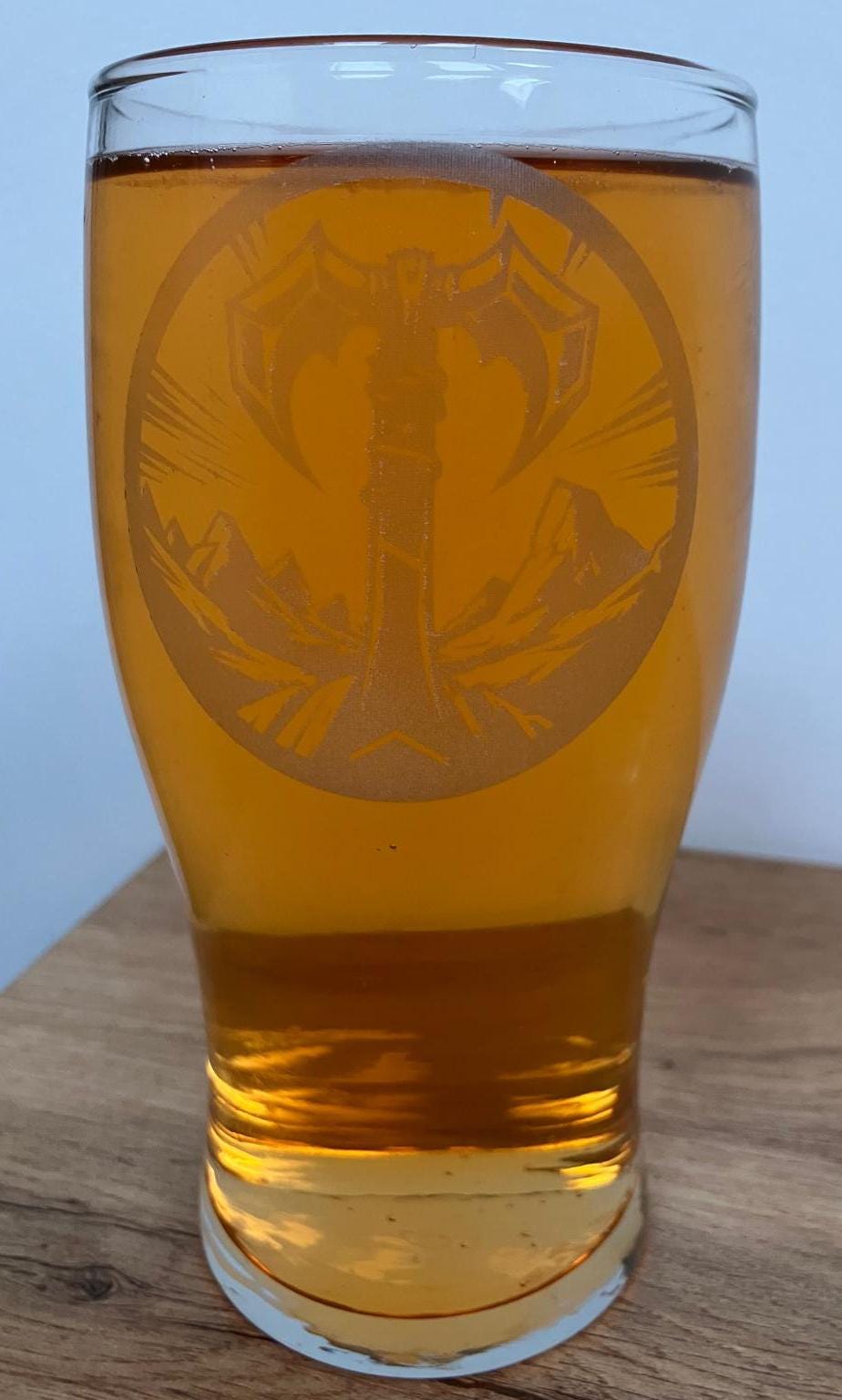 Engraved DnD Character  Pint Glasses choose from 12 designs