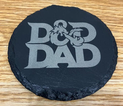 Dungeons and Dragons themed Slate Coasters 24 Options