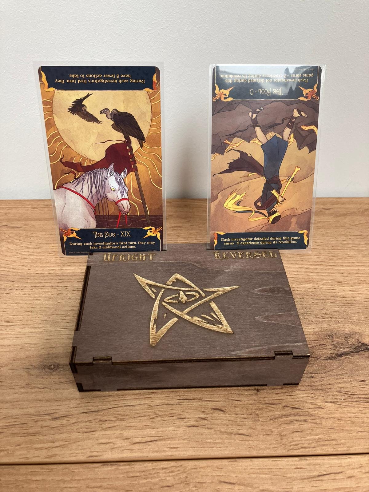 Tarot card box for Arkham Horror "The Card Game" "The Circle Undone" cycle.