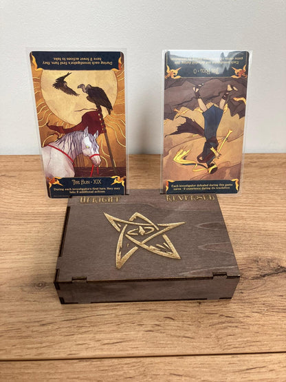 Tarot card box for Arkham Horror "The Card Game" "The Circle Undone" cycle.