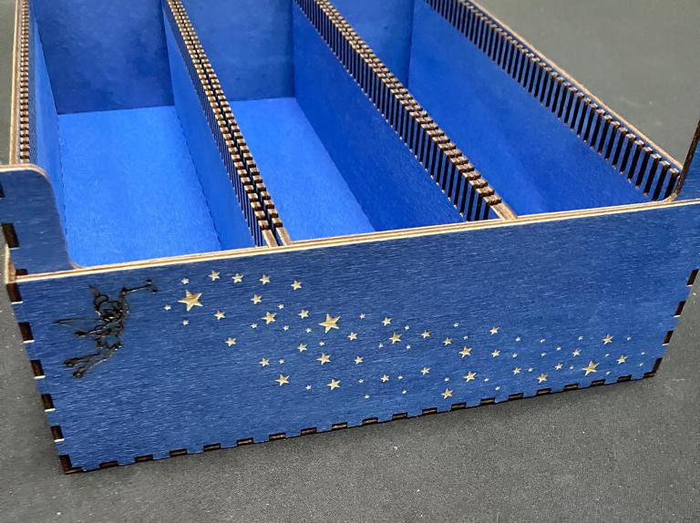 Lorcana - Triple Storage Box with optional extender (sold separately) - Sleeved - personalisation options available.