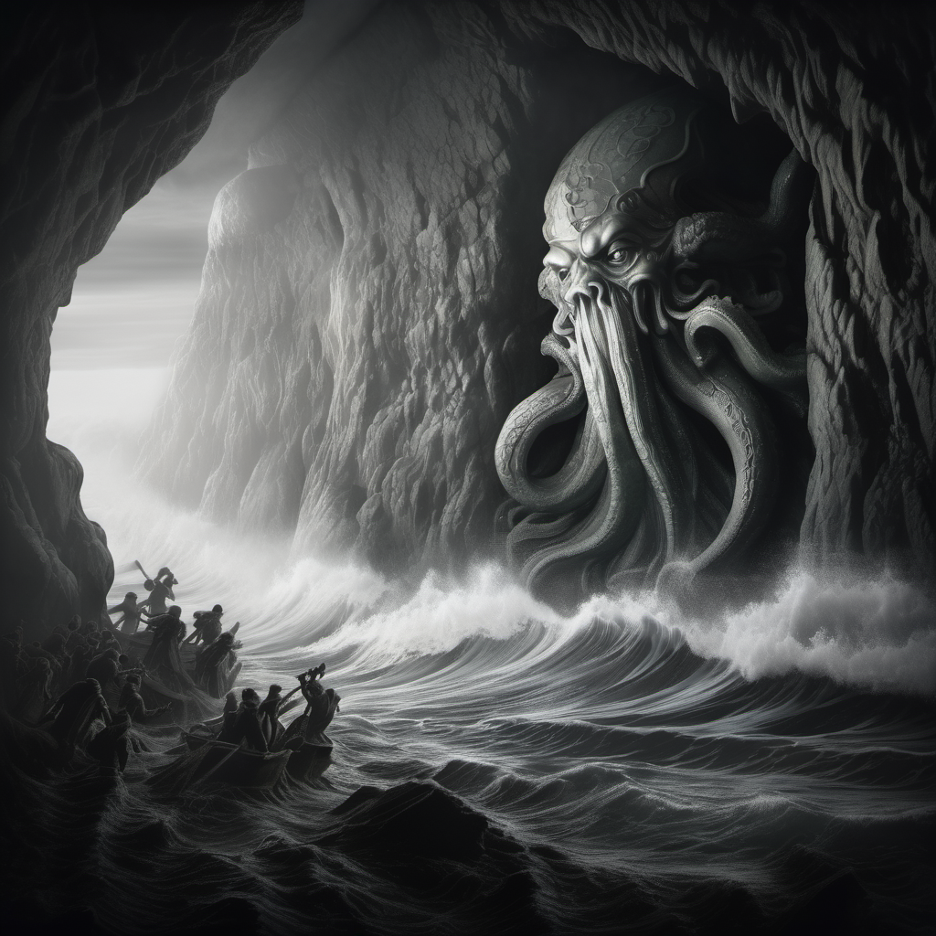 Cthulhu Slate Coasters - 100mm x 100mm