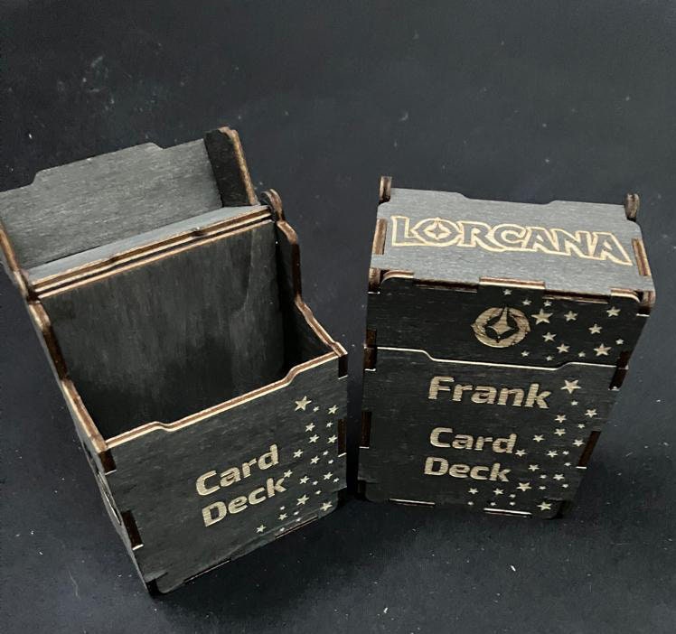 Lorcana - Double Storage Box with optional extender (sold separately) - Sleeved - personalisation options available.