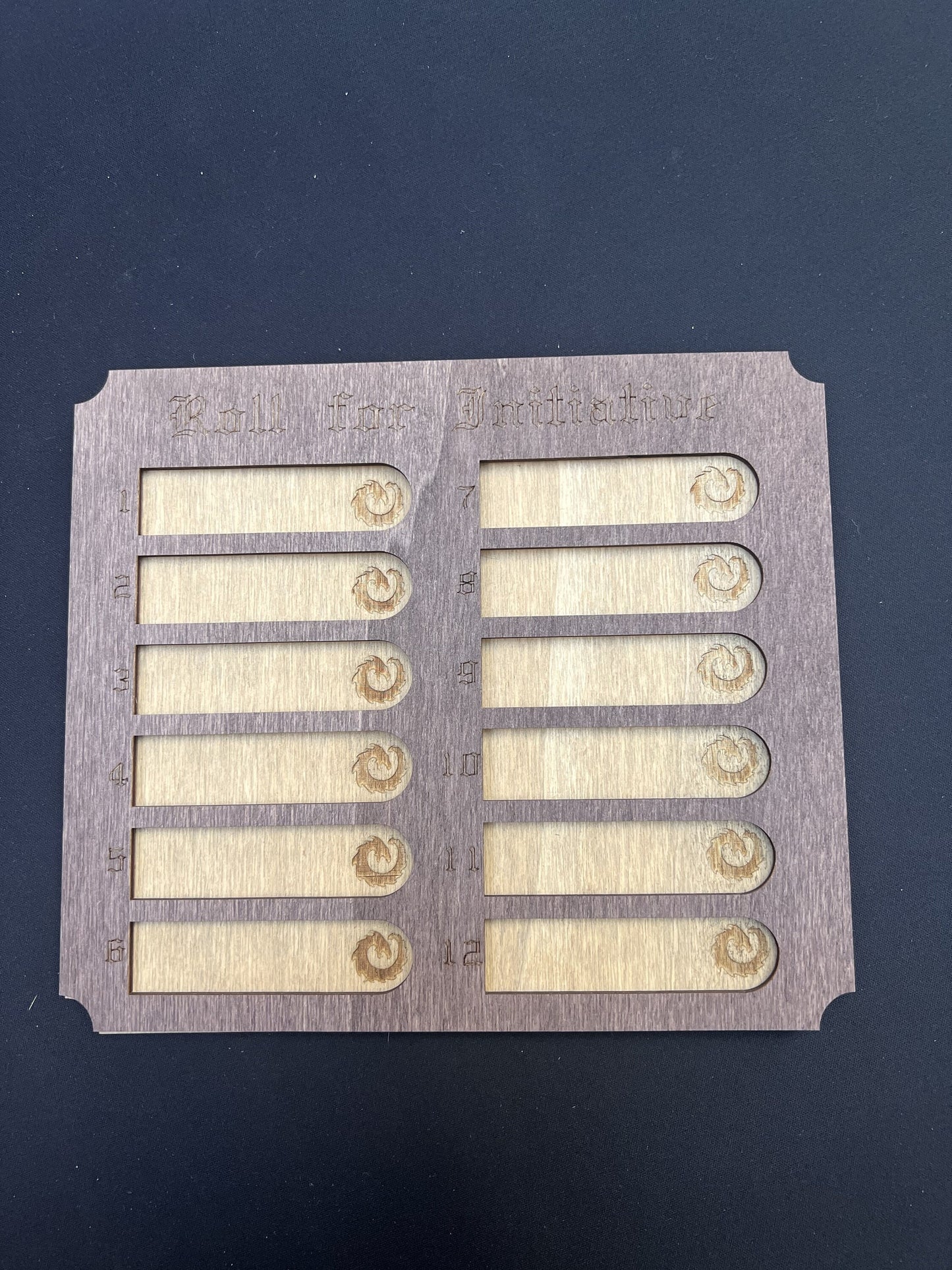 D&D Roll for Initiative tracking board