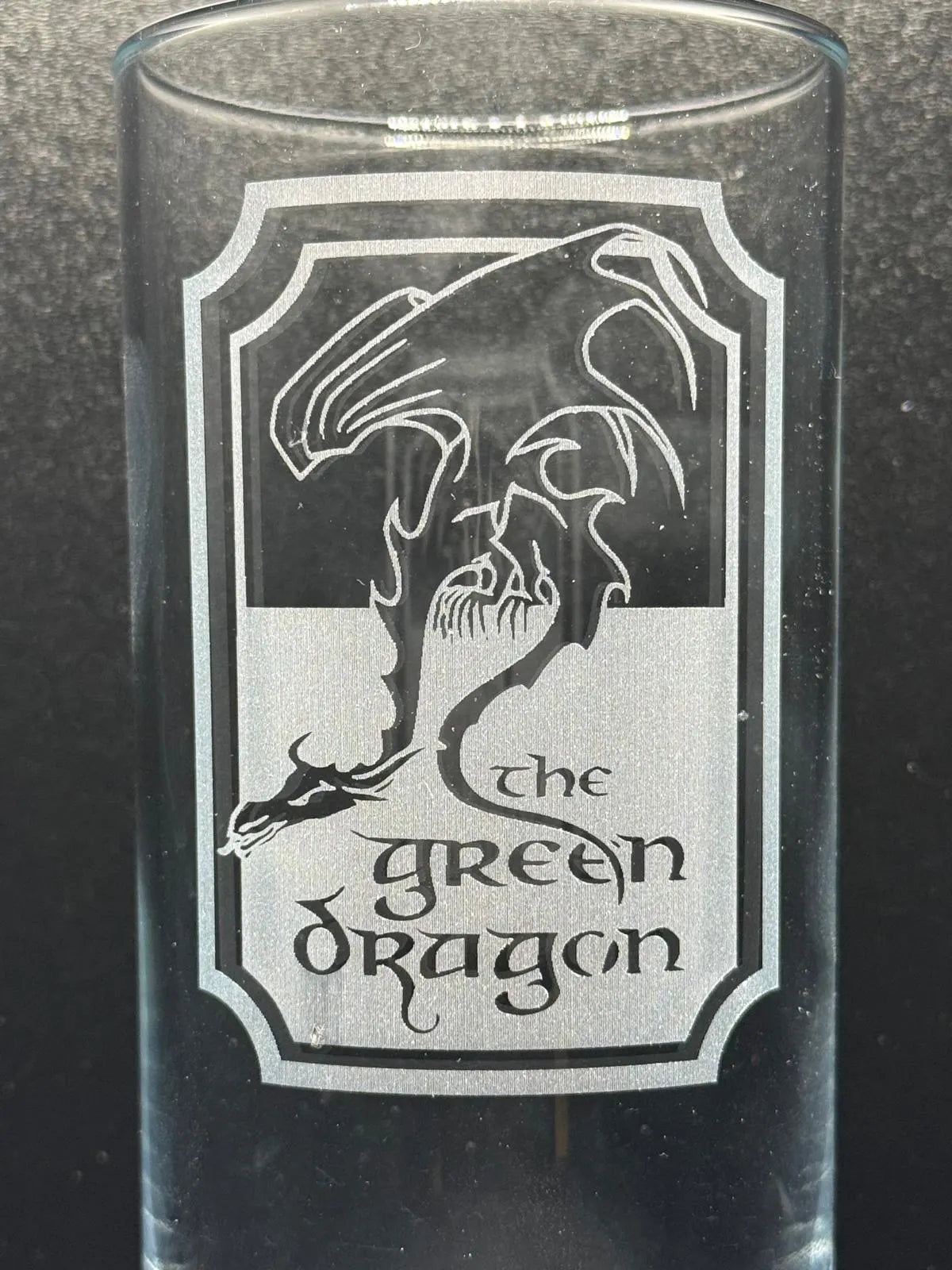 Engraved LotR inspired highball glass - choose from 7 designs