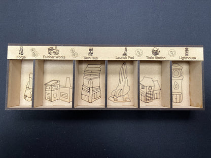 Insert for Tapestry Board game in original box with no lid lift.